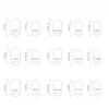 24Pcs Almond Press On Nail Flower French Fake Nail Acrylic False Nail,Artificial Nail Glues On Nail for Womens Girls