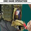 Brown Portable First Aid Bag Nylon Tactical Molle Tactical Medical Bag Storage Accessories Waist Bag Military Fan Tactical Hanging Bag One Piece