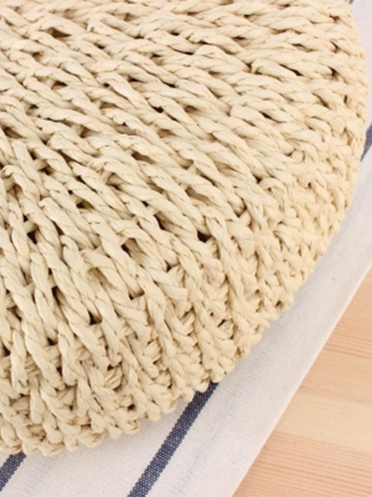 Women's Simple Style Semicircle Woven Beach Tote Crossbody Bag