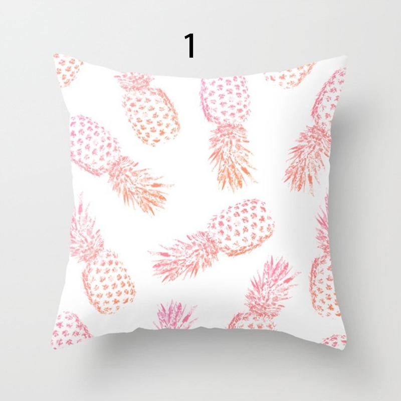 

Painted Tropical Fruit Pineapple Pattern Pillowcase Sofa Cushion Decor Home 1,45*45cm