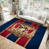 Sydney Roosters Design Crystal Velvet Carpet Cozy Non?Slip Printed Rug For Bedroom Living Room Entrance