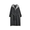 French Vintage Style Shearling Wool Casual Loose Versatile Comfortable Long Sleeve Double-Sided Wool Coat Long Overcoat Women Coats EN52584