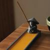 Fisherman Incense Stick Holder 3D Printed Plastic Fisherman Incense Burner Stand Home Office Desktop Decoration Ornament
