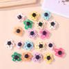 1Bag Shoes Decoration For Summer Three-Dimensional Dopamine Colorful Flowers Shoes For Women Diy Shoe Accessories