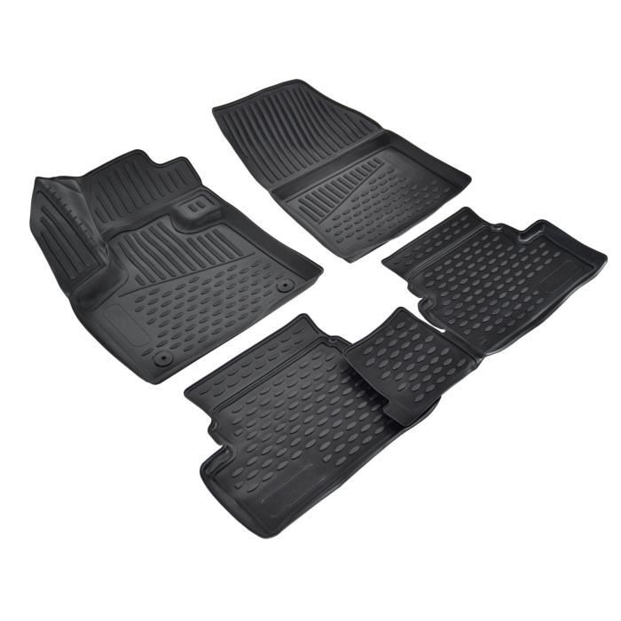 J&J AUTOMOTIVE | Tapis De Sol En Caoutchouc 3D Exclusive Pour Opel Grandland X Depuis 2017