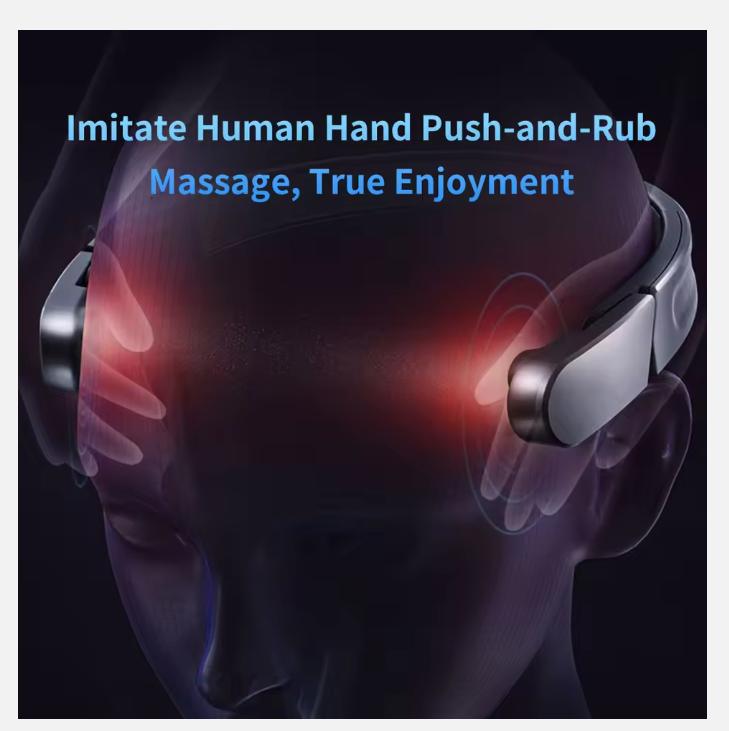 Ems Electric Head Massager Headache Relief Brain Stimulator Therapy Machine Migraine Insomnia Release Masseur Relieve Headaches