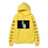 Anime Naruto Itachi Uchiha Hoodie Double Sleeve Symbol Print Character Front Print Pullover Sweatshirt Men Women Streetwear
