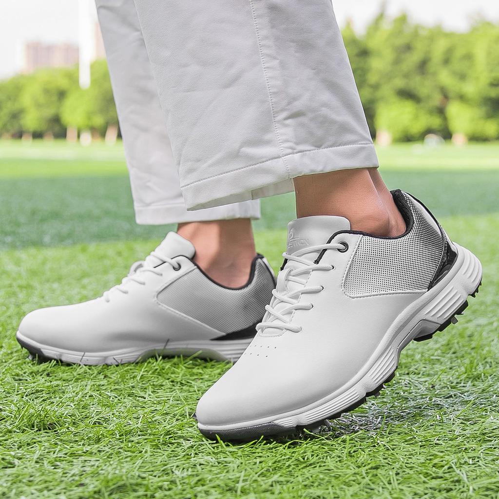 Lechuang THESTRON Waterproof Spiked Golf Shoes, Sizes 39-49 - Casual & Training Footwear