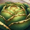 Fußmatte rutschfest Kristall Samt Teppich 3D Chinakohl Form Wohnzimmer Schlafzimmer Plüsch Bodenmatte Heimdekoration