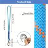 Heavy Duty Nylon Sling with Metal Hook - Wear-resistant - Suitable for Outdoor Hammocks, Tree Swings, and Patio Chairs