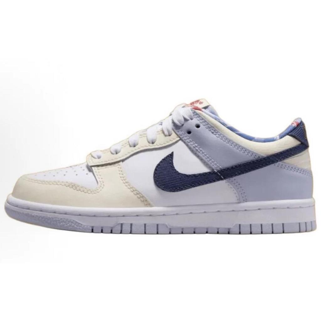 Nike Pantofi Skateboard Dunk Rezistenți la Abraziune Joși Femei Alb Verde IH7343-141(EchipaF-)