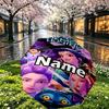 Custom Name Personalized KPop Demon Hunters Print Umbrella, Auto Open Close, 8‑Rib Sturdy Frame, Commute Camping Hiking Use, Birthday Gift