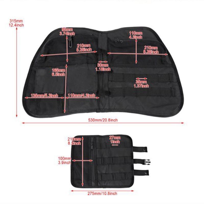 For Honda For Gold Wing GL1800 2018- Motorcycle Trunk Lid Organizer Bag Luggage Liner Tool Pouch Storage Bags Saddlebag