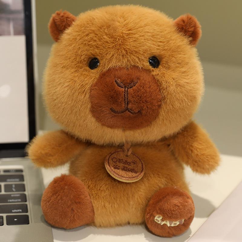 Xiang Dundun Happy Land Raccoon Plush Doll - Cute Trendy Desktop Companion