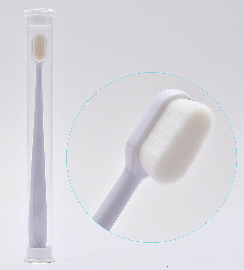 Environmentally Toothbrush Ultra-fine Soft Flat And Waves Head Deep Cleaning Teeth Adult kids Manual Toothbrush For Oral Care