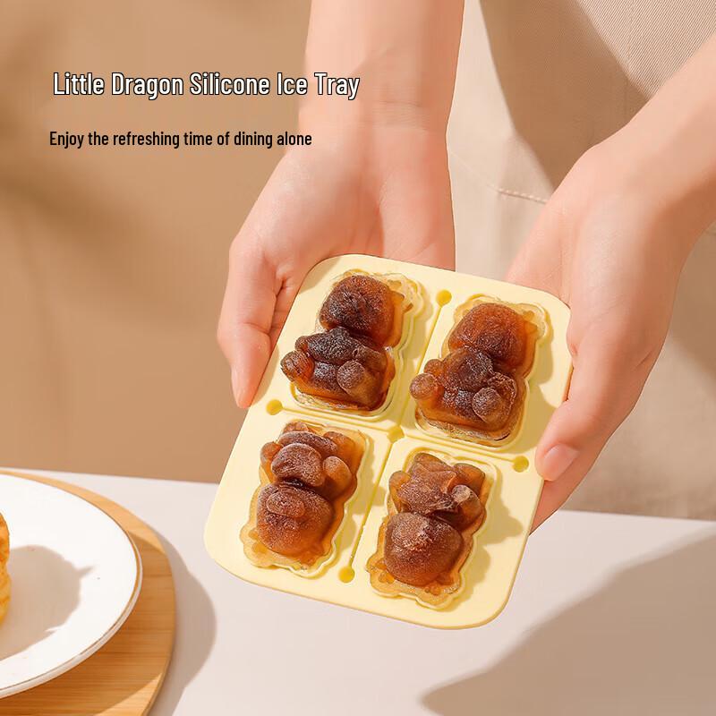 Pabei Kleiner Drache Silikon Eiswürfel- & Backform