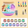 Unicorn Creative Set Night Lamp for Children Magical Terrarium Diy