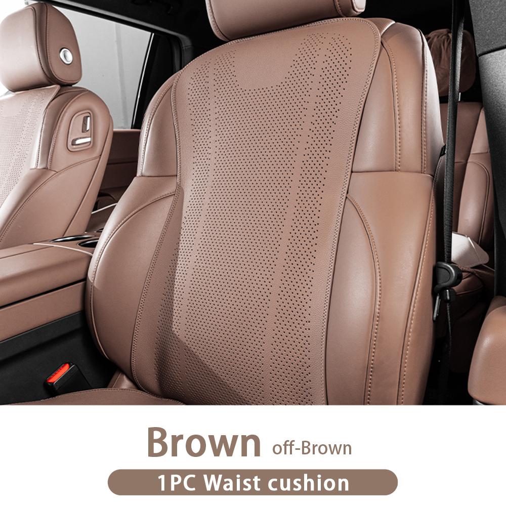 Cuscino Universale per Sedile Auto a Quattro Stagioni Tappetino Protettivo in Pelle Spugna Traspirante ad Alto Rimbalzo Coprisedile Accessori Interni