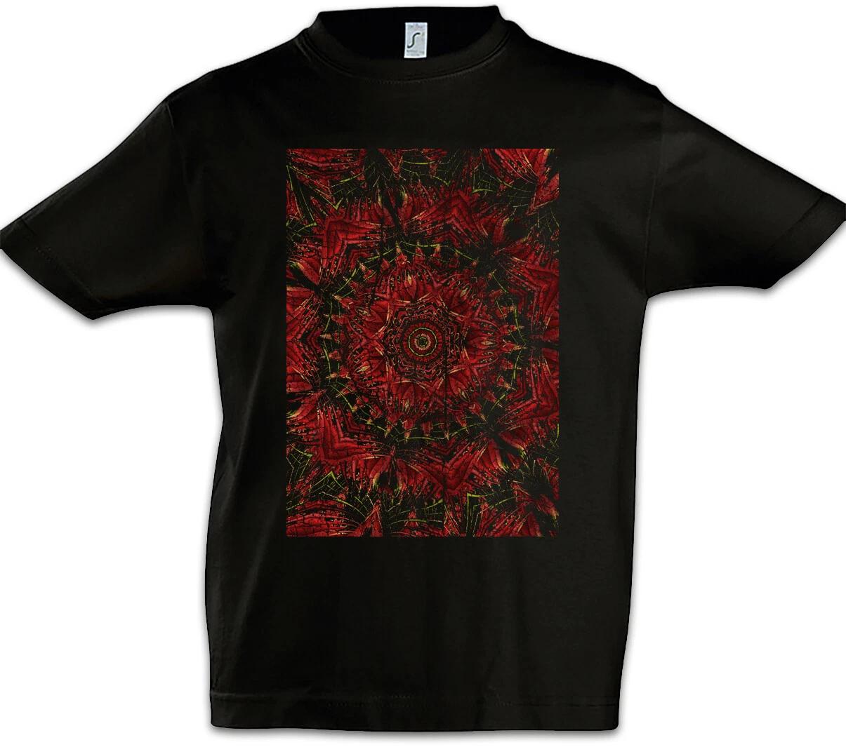 Kaleidoscope Square III Kids Boys kids boys T-Shirt Kaleidoscope Crystal Reflection 140
