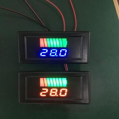 24V-60V Auto Marine Motorrad LED Digitales Voltmeter Spannungsanzeige Batterieanzeige
