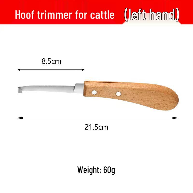 

Набор ножей для обрезки копыт КРС: Прямые и изогнутые ножи для левой и правой руки, идеально подходят для ухода за копытами сельскохозяйственных животных, фермерских животных и молочных коров.