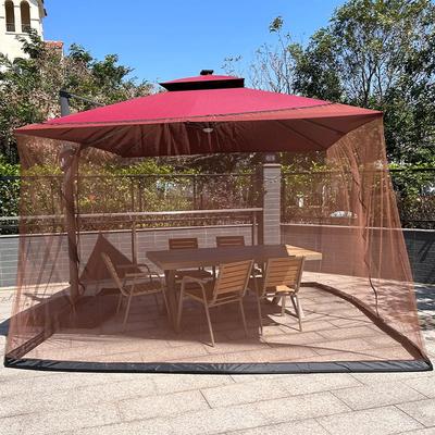 Roman Umbrella Net with Water Pipe Outdoor Sunshade Mosquito Net Wholesale Factory Source - Waterfall Design Mosquito Repellent