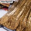 Width 130x50cm Sequin Fabric Sparkly Rose Gold Silver Glitter Fabric For Clothes Stage Party Wedding DIY Decoration