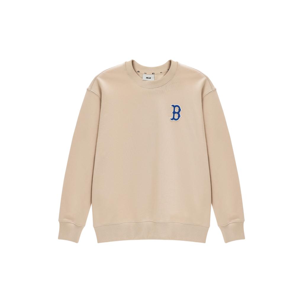 New MLB Sweatshirts Unisex Light Beige 3AMTM0831-43BGL