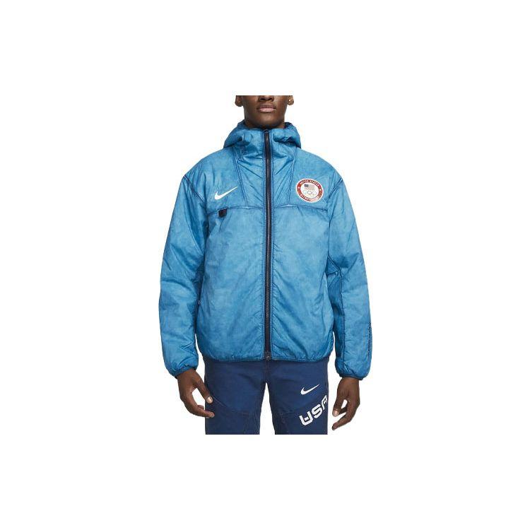 

Nike SS22 Warm Fashion Down Jacket Men Outerwear Blue DH1596-476 S