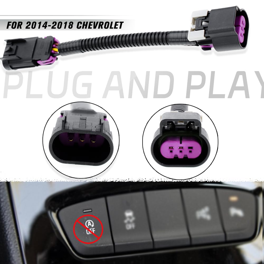 Auto Start Stop Eliminator for Chevy Traverse/Equinox 2018, Cruze 2016-2018, Malibu 2016-2018, Impala 2016-2018-Disable Auto Stop Plug&Play Error