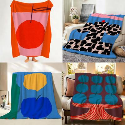 Illustrator M Matias Larrain Throw Flannel Throw Blanket Suitable for Sofa Living Room Bedroom