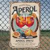 CocktailClassics Vintage Aperol Sign - Retro Cocktail Advertisement Waterproof Outdoor Decor for Street Cafes & Bistros