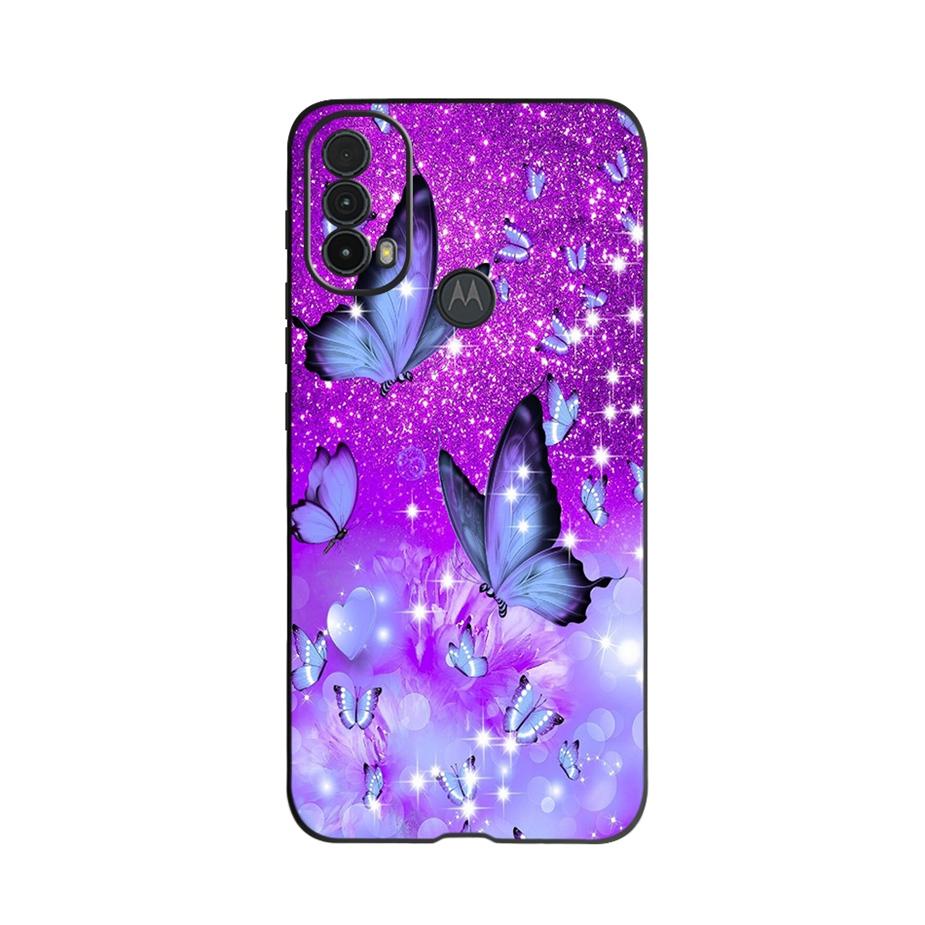 Cute Painted Cover For Motorola Moto E30 E40 Case Soft Silicone Fundas Phone Case For Motorola E30 Moto E40 E 30 40 Cover Bumper