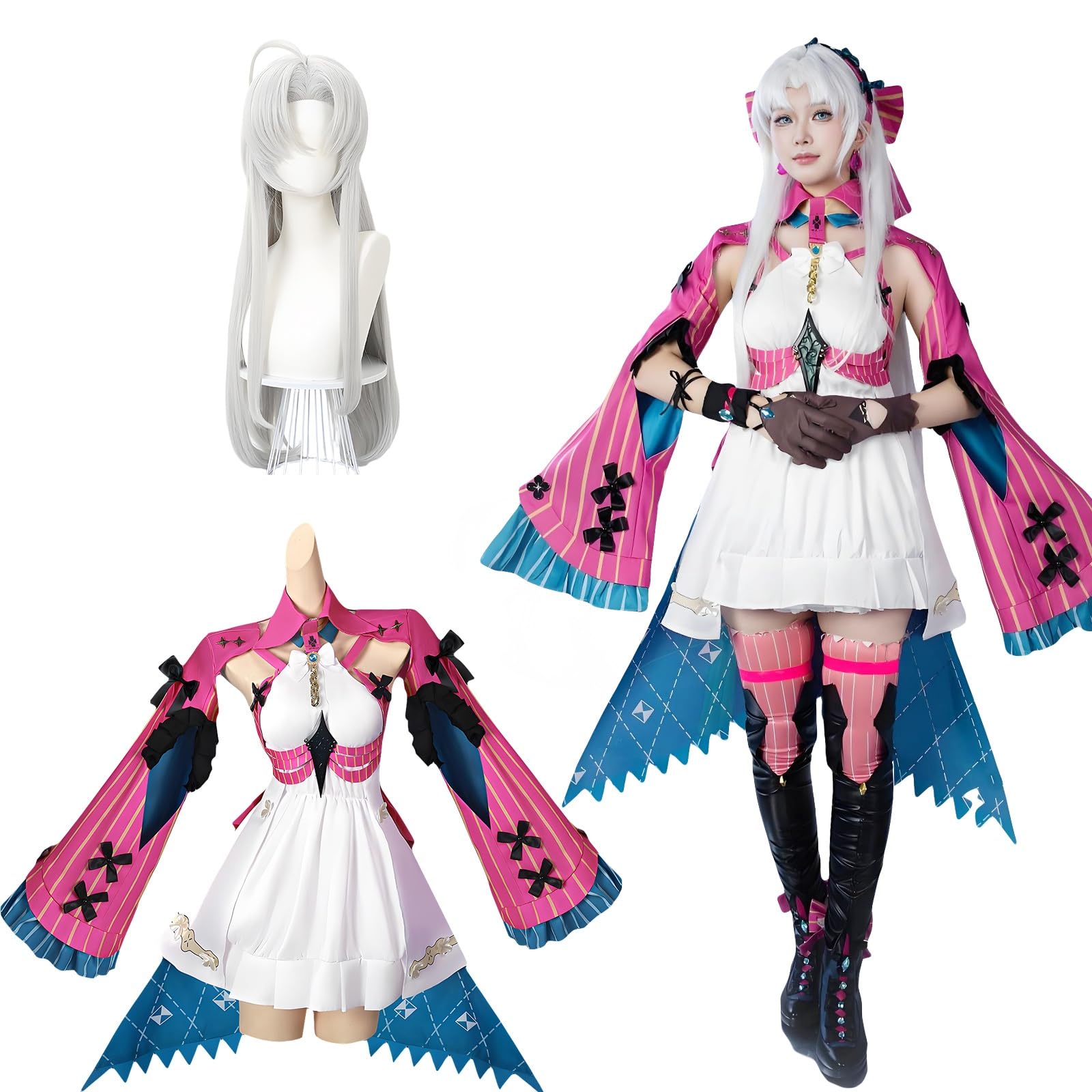 

Парик для косплея Карлотта Монтери Фэмили Нарушио Косплей для школы и сцены Размер парика [Отличное качество] В комплекте, Костюм, Взрослый, Фестивали,