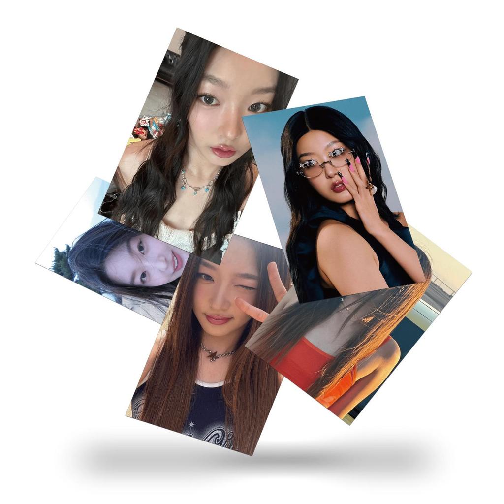 55 Katseye Laser Photocards: Korean Girl Group Photo Album Fan Merchandise
