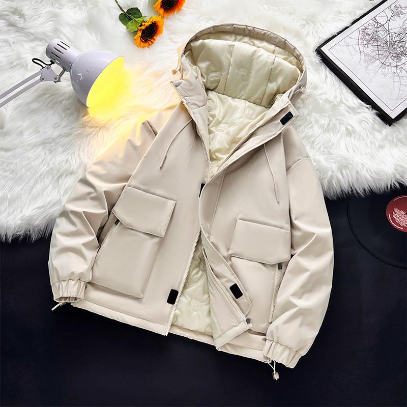 Hooded Plus Size Jacket Spring and Autumn Winter New Loose Jacket