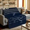 Weapon A-AK-47 Throw High-Density Short Plush Blanket Soft Skin-Friendly for Sofa Nap Air-Conditioned Room