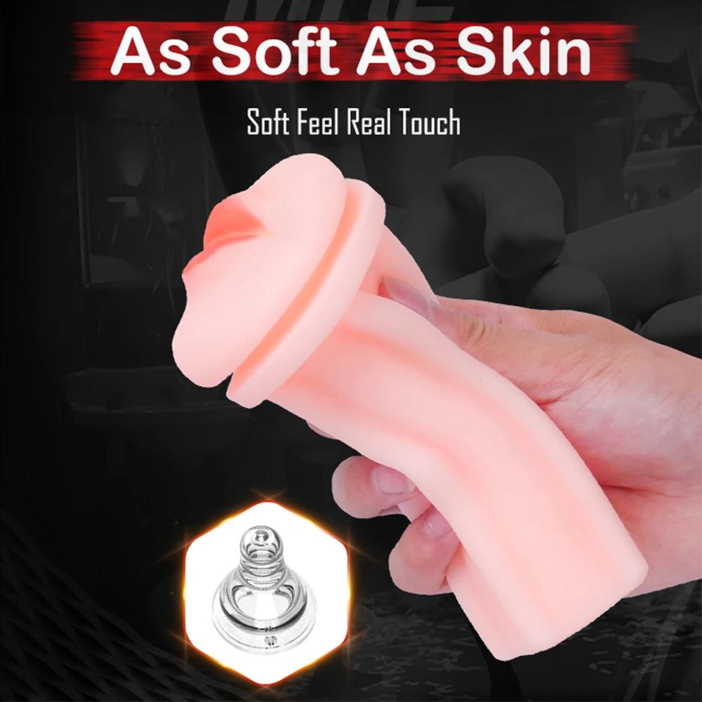 Vaginal for Men Adults Sex Toys 4D Realistic Deep Throat Male Masturbator Artificial Vagina Mouth Anal Oral Erotic Anus 18