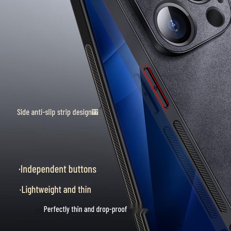 Shangsu Luxury Suede iPhone 16 Series Phone Case