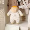 Cozy Fleece-Lined Winter Hooded Romper for Baby Boys & Girls - Thick Outdoor Wear for Infants