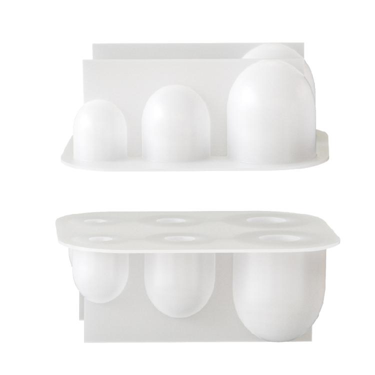 6 Cavities Silicone Balloon Molds Professional Silicone Baking Molds For Making Cake Chocolate Fontant and Resin Art