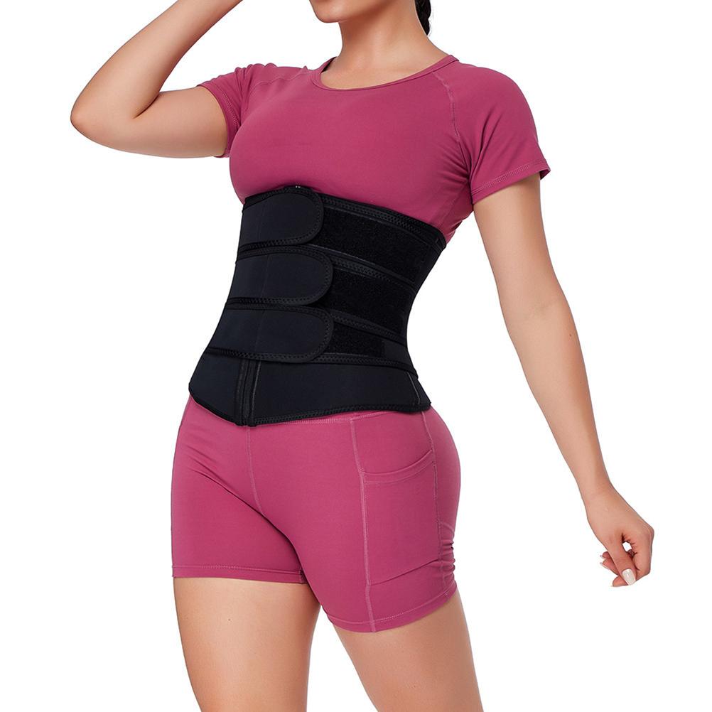 Regulowany neoprenowy gorset treningowy na talię Sauna Pas potowy dla kobiet Odchudzanie Trening Fitness