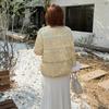 Chinesischer Stil Fell Patchwork Jacquard Daunenjacke 90% Weiße Entendaunen - Nationaler Stil Warm 2025 Winter Oberbekleidung