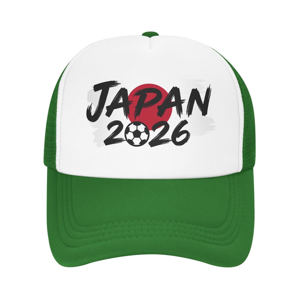 Japan Football Match  Mesh Baseball Cap Unisex Women Fashion Trucker Hat Dad Hat Adjustable Summer Trucker Caps