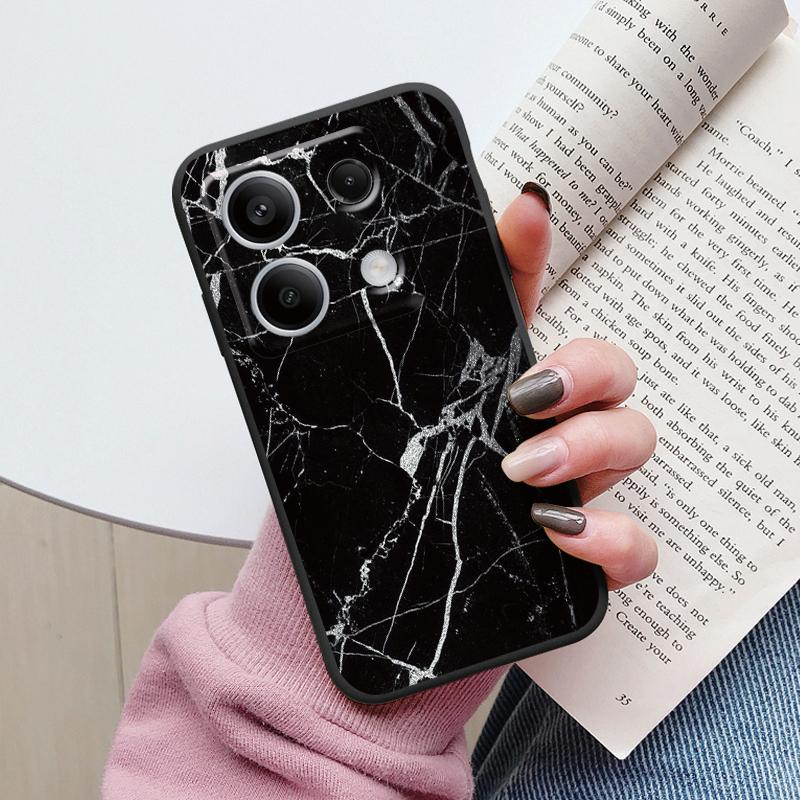 Luxury Case For Redmi Note 13 Pro 4G 5G Fundas Marble Fashion Pattern Soft TPU Protection Cover For Xiaomi Redmi Note14 Pro Capa