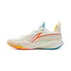 Li Ning Speed 2 Cushioning Slip Resistant Breathable Rebound Low Top Basketball Shoes Men's White Blue ABAV009-5