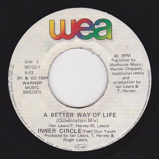 

7inch Record INNER CIRCLE, DON YUTE - A Better Way Of Life 957237 WEA Sweden Reggae, Ska & Dub Used