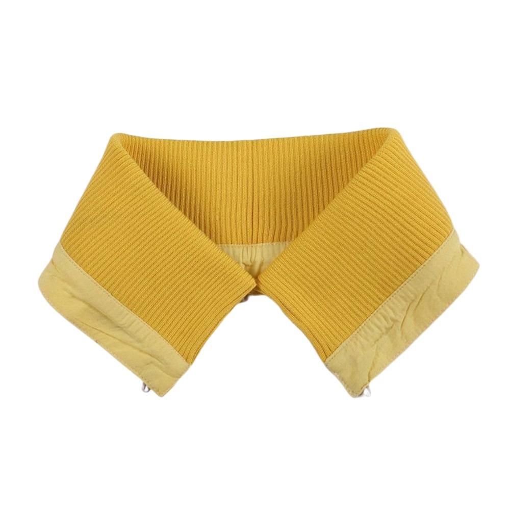 

Detachable Detachable False Collar Washable Rib False Collar Down Jacket Fake Collar Unisex жовтий