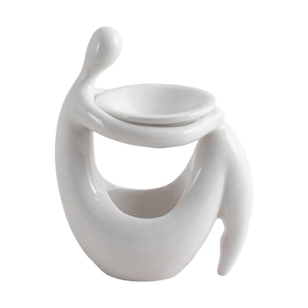 Aromatic Oil Burner Human Body Shape Ceramic Essential Oil Candle Holder Wax Melt Burner Warmer Melter Fragrance Home Decor
