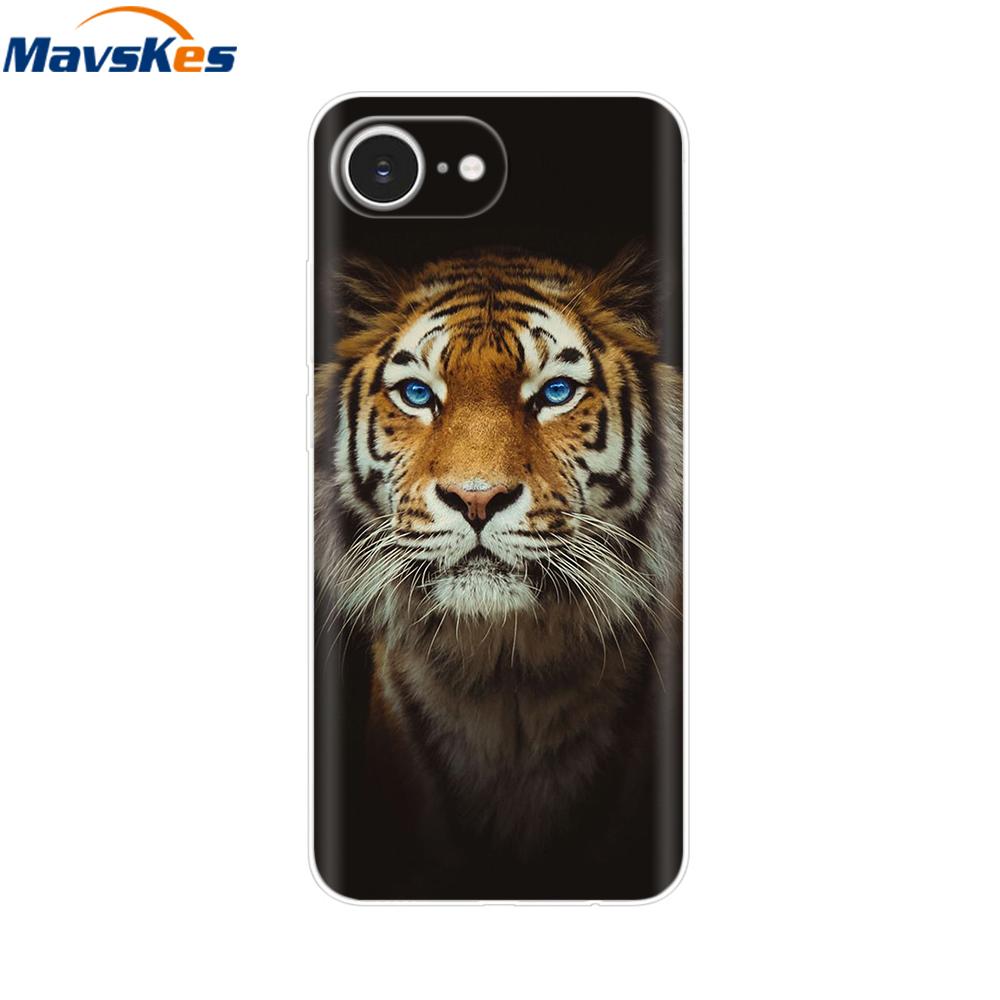 For iPhone 16e Case For Apple iPhone 16e Case Luxury Clear Painted Cover Case For iPhone 16e 16 E Coque Protective Cover Fundas